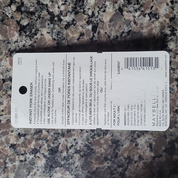 Maybellline BABY Skin 0.67 fl oz Instant pore eraser. New and sealed - Picture 2 of 2